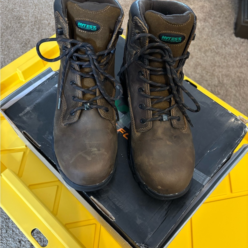 Hi-Tec Brown Leather Work & Hiking Boots